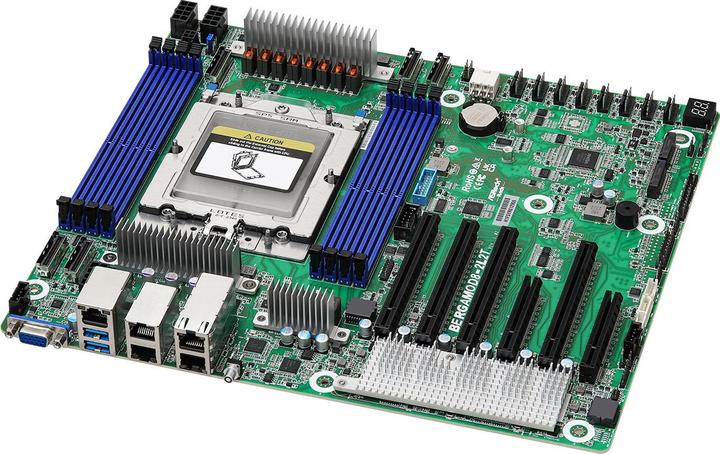 Actual product image AsRock Mainboard BERGAMOD8-2L2T CEB Socket SP5 Single (SP5, AMD SoC, SSI CEB)