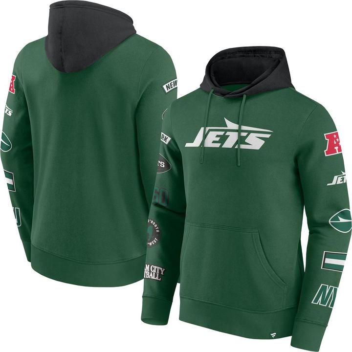 Produktbild Fanatics New York Jets NFL Sleeve Prints Hoody - L (L)