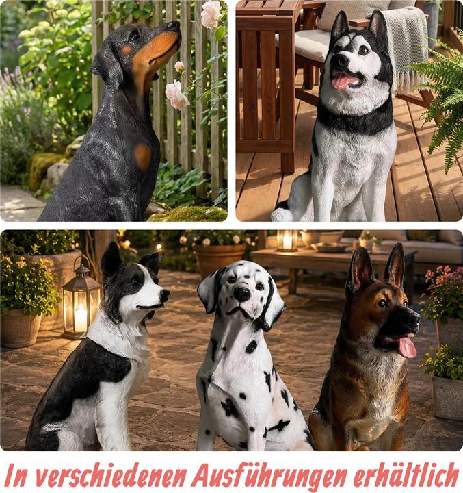 Produktbild Relaxdays Hund-Gartenfigur