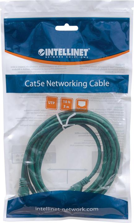 Produktbild Intellinet Netzwerkkabel, Cat5e, U/UTP (U/UTP, CAT5e, 3 m)