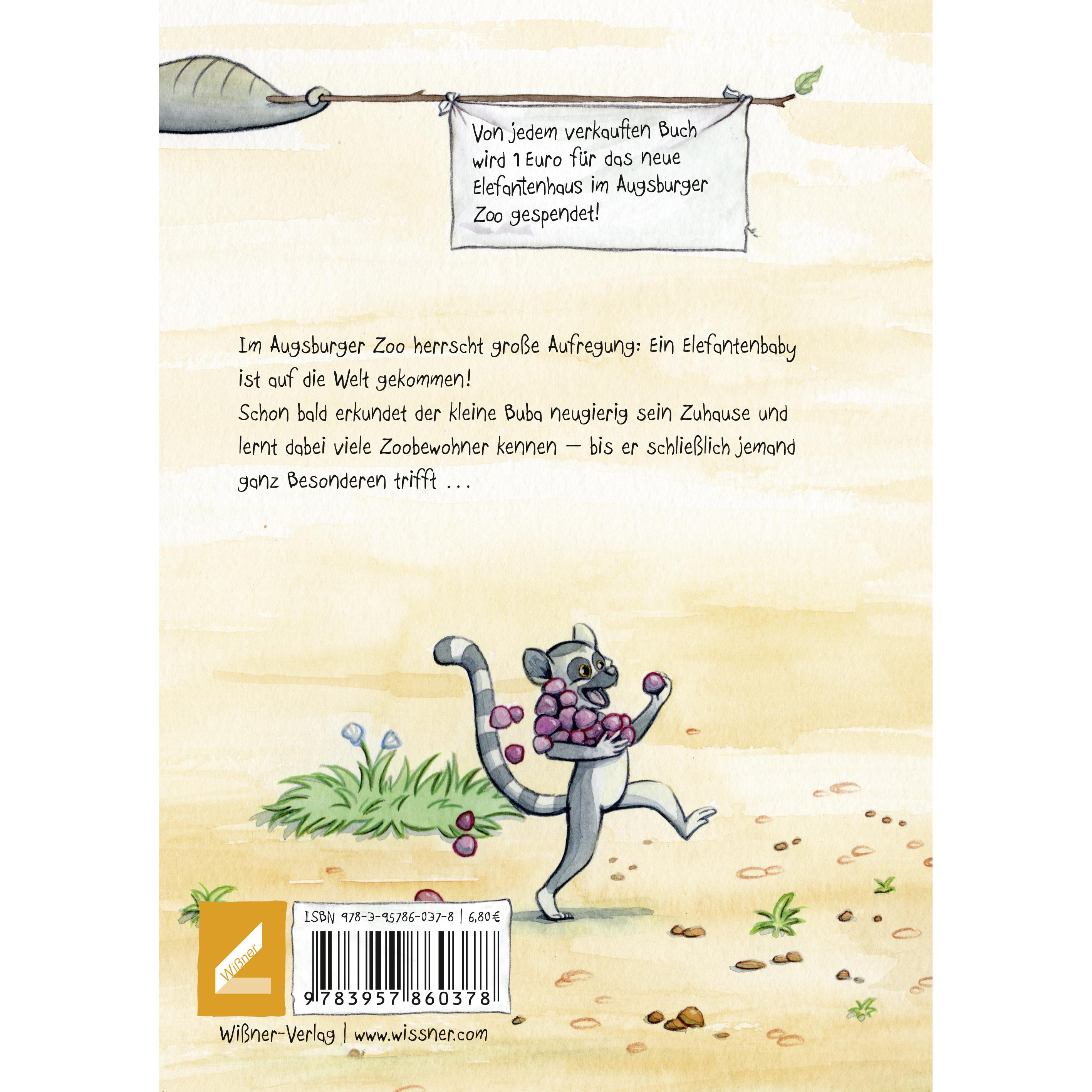 Thumbnail - Buba - der kleine Elefant, Kinderbücher von Anna-Lena Remme, Michael Moratti