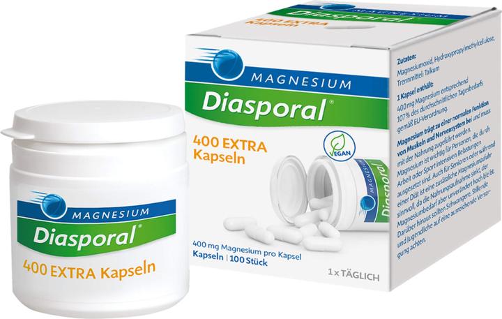 Produktbild magnesium diasporal 400 extra Kapseln, 100 St. Kapseln (100 Stück, Kapseln)