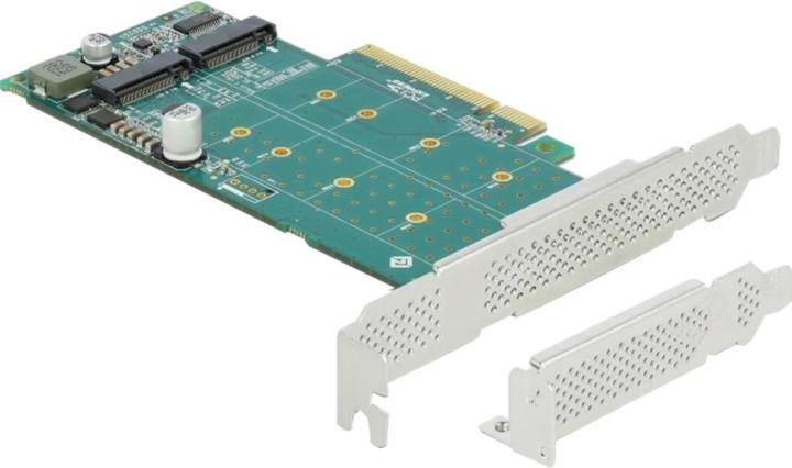 Delock PCI Express x8 card to 2 x internal NVMe M.2 Key M
