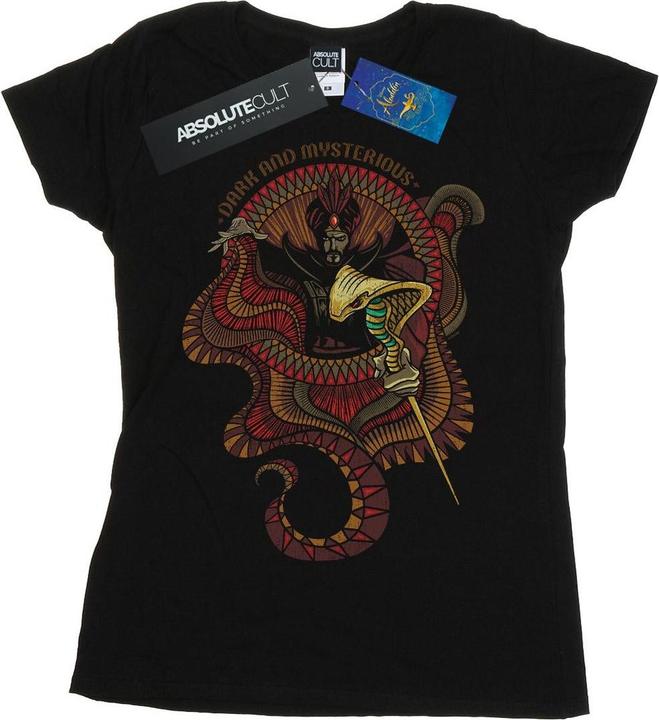 Actual product image Disney Womens/Ladies Aladdin Movie Jafar Dark And Mysterious Cotton T-Shirt (XL)