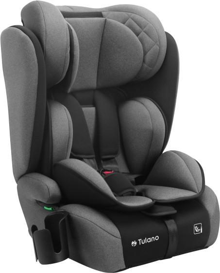 Tulano Autositz Zooma 25 Grau-Schwarz (Kinderzitje, ECE R129/i-Size standaard)
