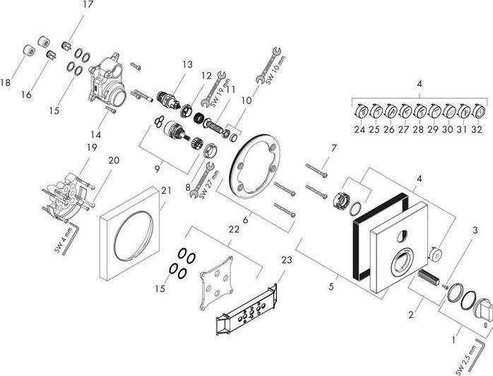 Produktbild hansgrohe ShowerSelect Chrom