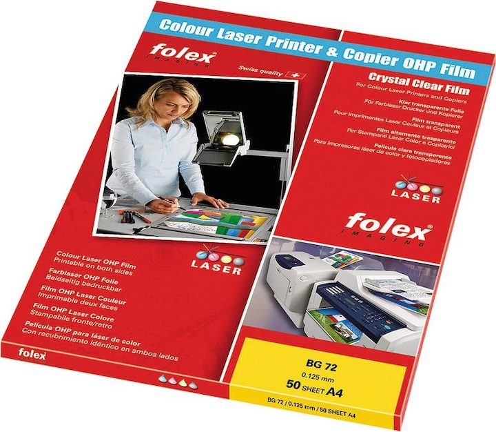 Produktbild Folex Farb-Laserfolie (125 g/m², 50 x)