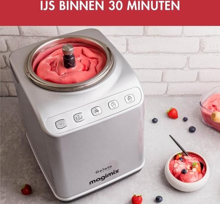 Actual product image Magimix - Gelato Expert - Zelf vriezende IJsmachine - Schepijs - Softijs - Grantit - 3 automatic programme