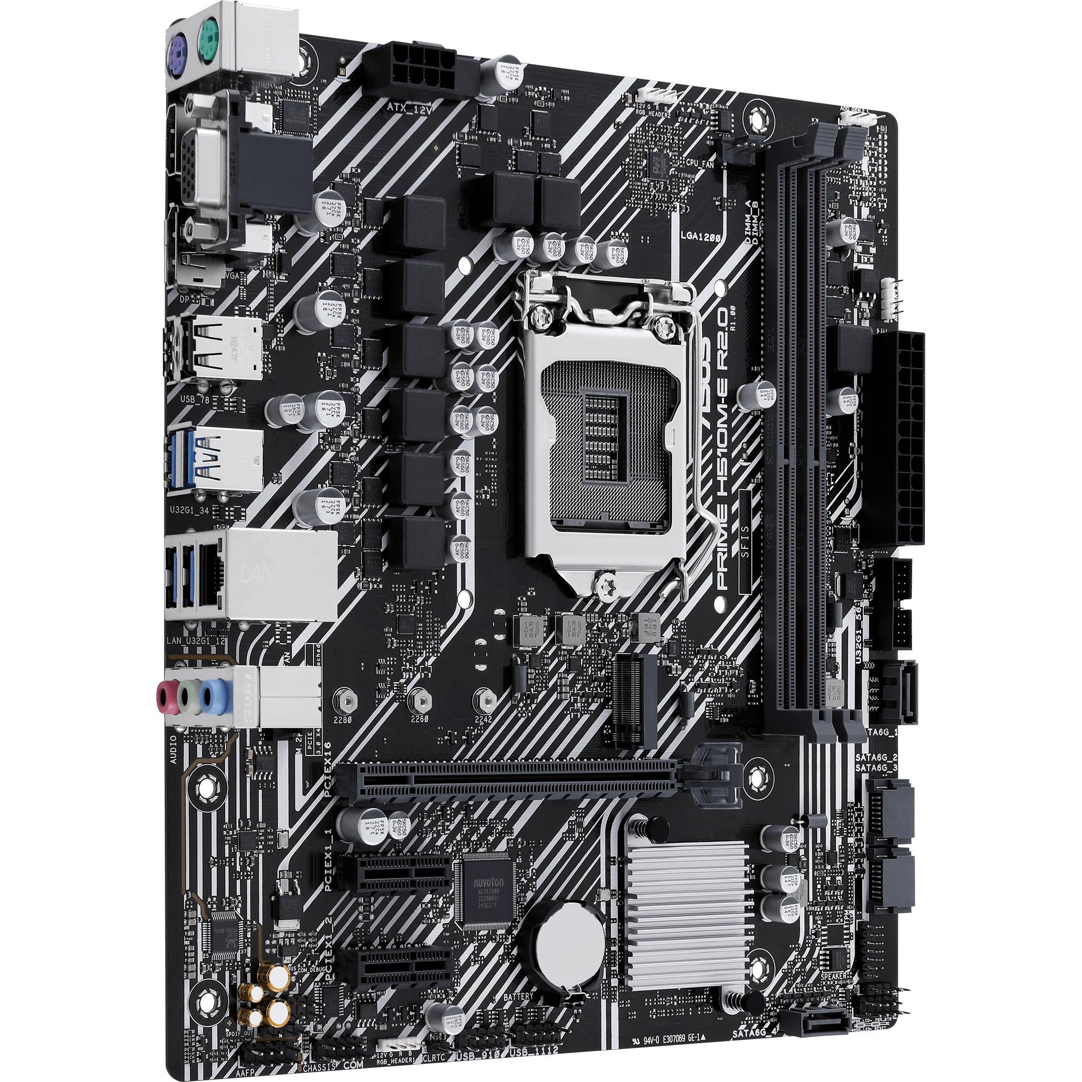 ASUS PRIME H510M-E R2.0 (LGA 1200, Intel H510, mATX), Mainboard