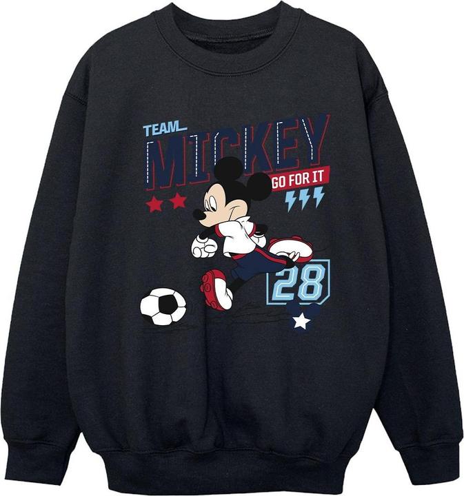 Produktbild Disney Mickey Mouse Team Mickey Football Sweatshirt Mädchen (140, 146)