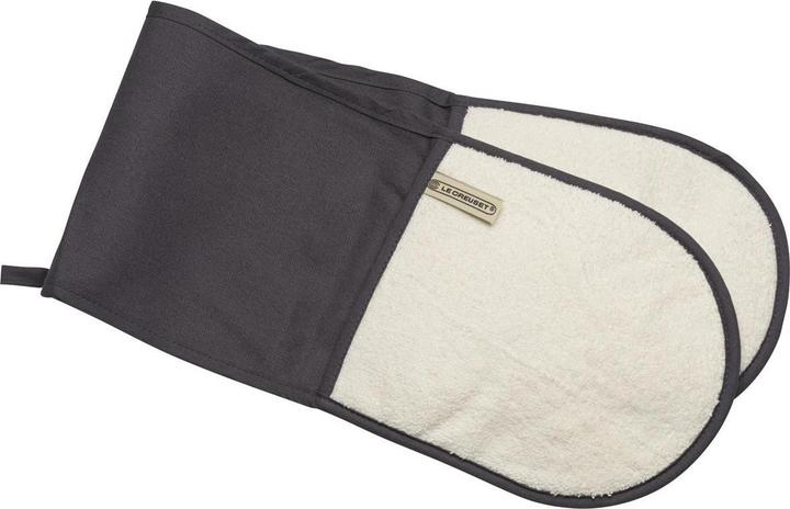 Le Creuset Doppelhandschuh Klassik (Canvas, Frottée, 100% Baumwolle)