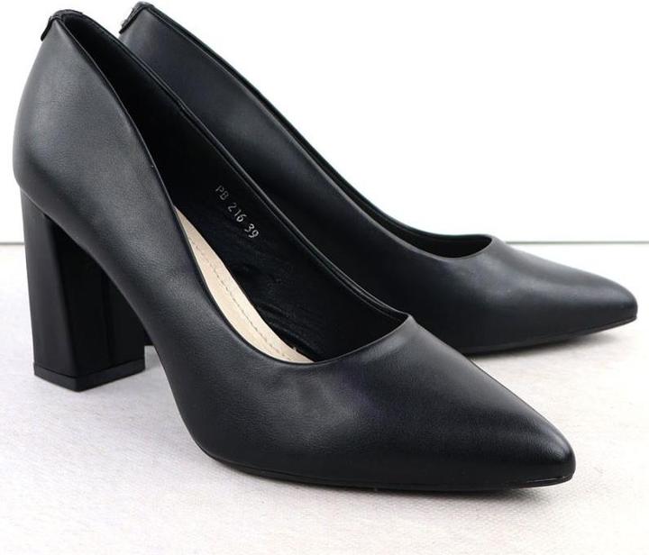 Produktbild Leone Black pumps with pointed toe, black Sergio PB216 (38)