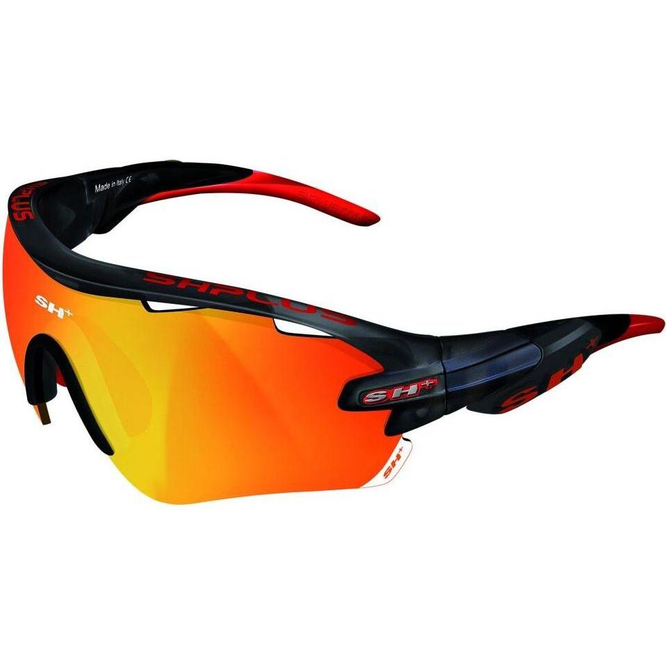 SH Plus, Sportbrille, RG5100 (Orange, Black, Rauchig), Schwarz