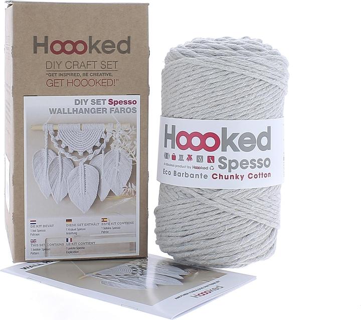 Actual product image Hoooked DIY macramé set Spesso wall hanger Faros