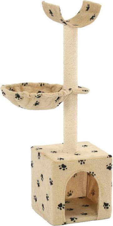 Actual product image vidaXL Charlee (105 cm, Beige with paw pattern)