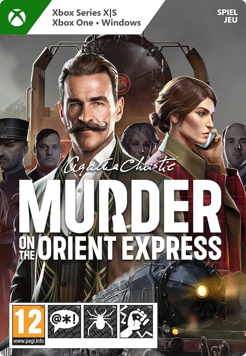 Microsoft Xbox Agatha Christie - Murder on the Orient Express Download Code (Xbox Series X, Xbox One X, Xbox One S, Xbox Series S, PC)