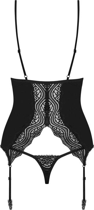 Produktbild Obsessive Diyosa StrumpfbandKorsett mit sexy Tanga (S, M)