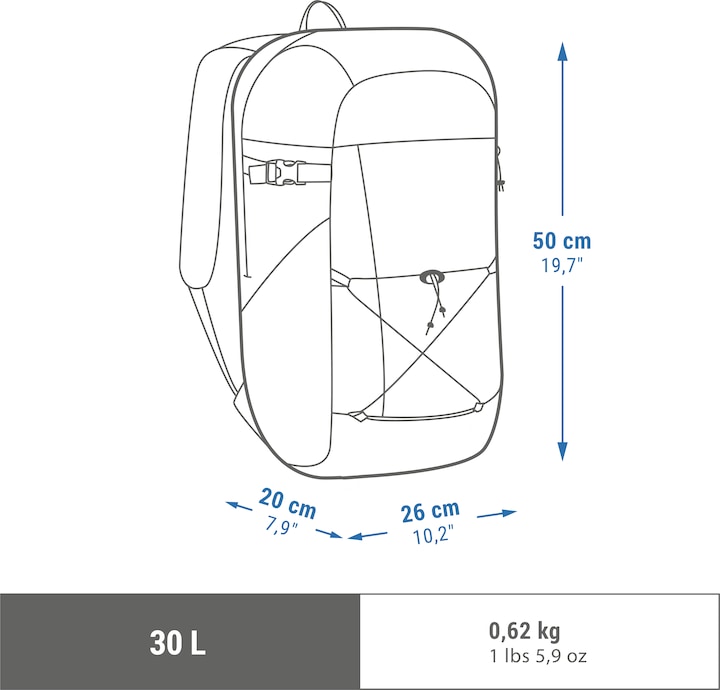 Immagine prodotto Quechua NH100 (30 l)