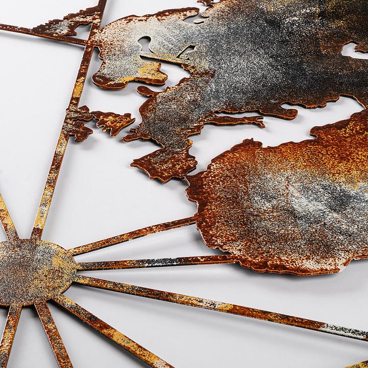 Immagine prodotto Wallxpert Mappa del mondo in metallo