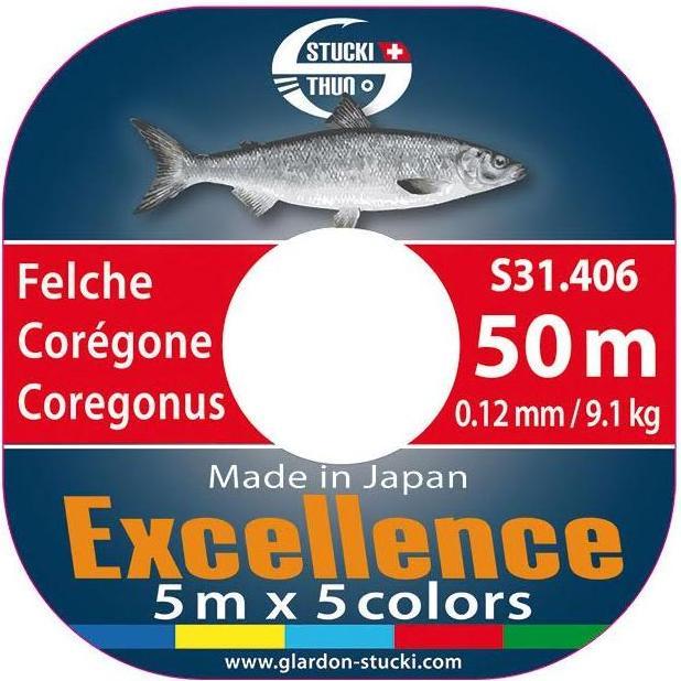 Image du produit Stucki Thun Corde à féra Coregone 50 m, 0.12 mm, couleur changeant tous les 5 m (9.10 kg, 0.12 mm)