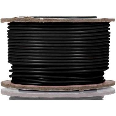 Rs Pro, Kabelleitung, Einzeladerleitung 0,5 mm², 20 AWG 25m Schwarz Silikongummi isoliert 16/0,2 mm Litzen (25 m)