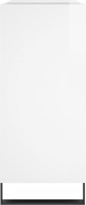 Immagine prodotto VidaXL Plattenschrank Hochglanz-Weiss 84,5x38x89 cm (84,5 x 38 x 89 cm)
