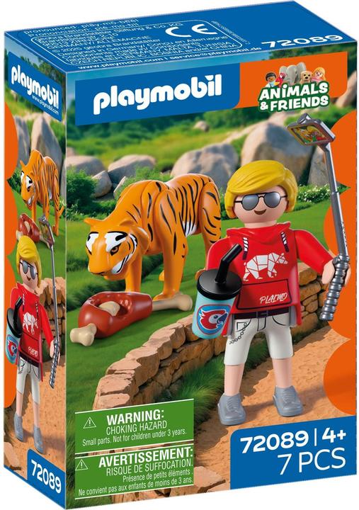 Image du produit Playmobil 72089 Zoo: Tiger und Besucher