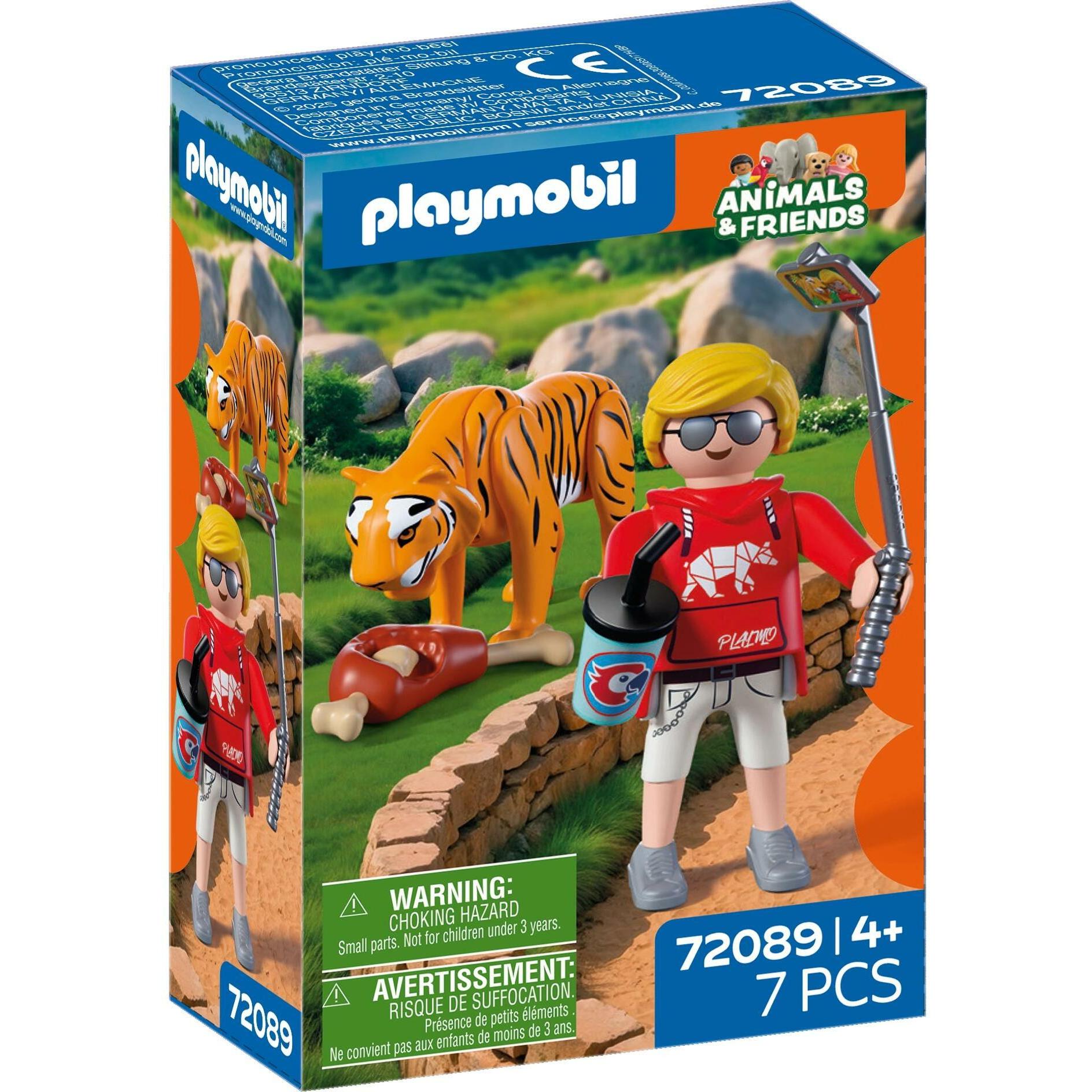 Playmobil 72089 Zoo: Tiger Und Besucher