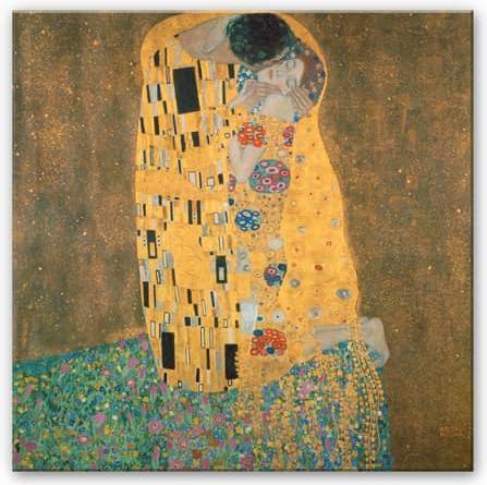 Produktbild Trenddeko Klimt - Der Kuss (50 x 50 cm)