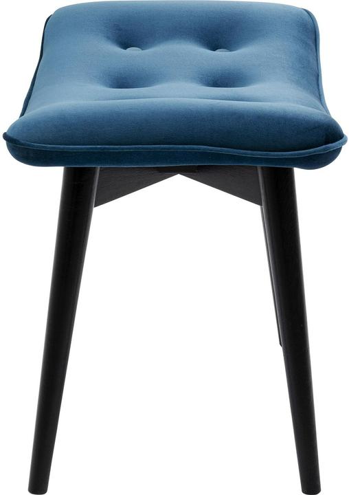 Immagine prodotto Kare Design Sgabello Nero Vicky Velluto Benzina 46x59cm (59 cm)