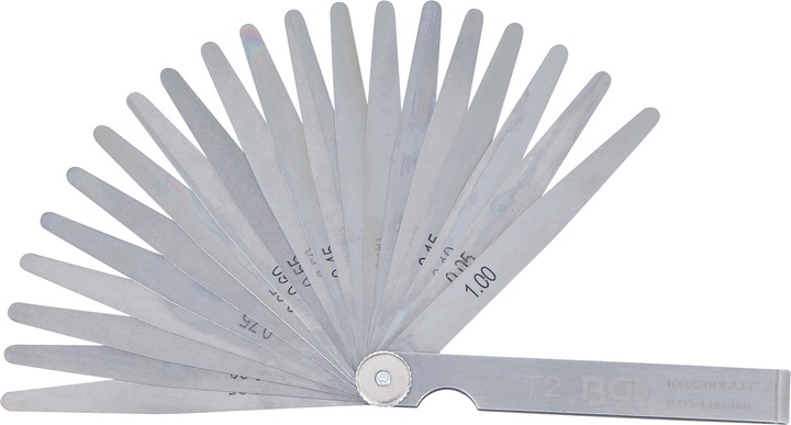 Actual product image BGS Precision Feeler Gauges 20 Blades (10 cm)