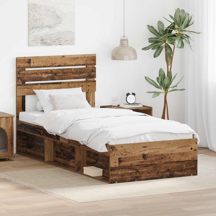 Image du produit vidaXL Moderner Bettrahmen (90 x 190 cm)