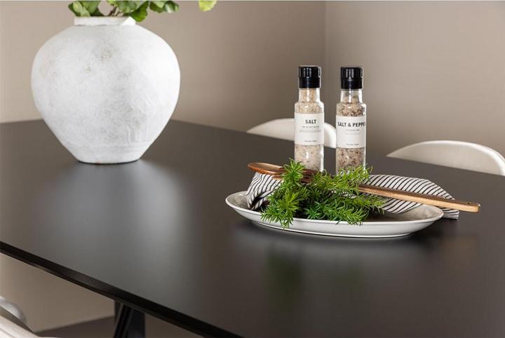 Produktbild Ebuy24 Essgruppe Oslo schwarz (MDF)