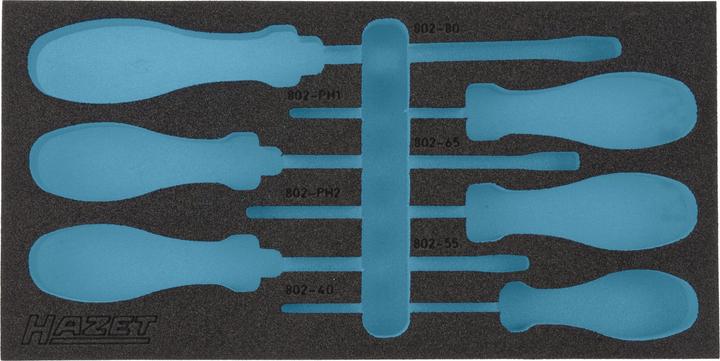 Actual product image HAZET 2C soft foam insert 163-184L