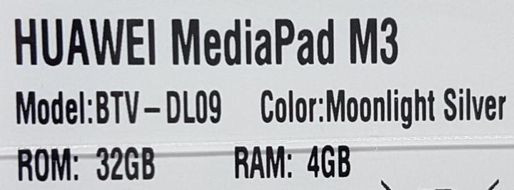 Produktbild Huawei MediaPad M3 (4G, 8.40", 32 GB, Silber)