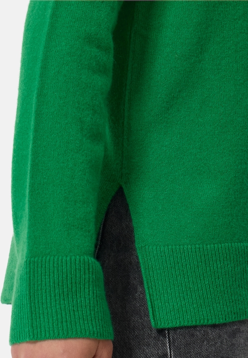 Actual product image Cash-Mere Kaschmir V-Ausschnitt Pullover mit Seitenschlitzen (XS)