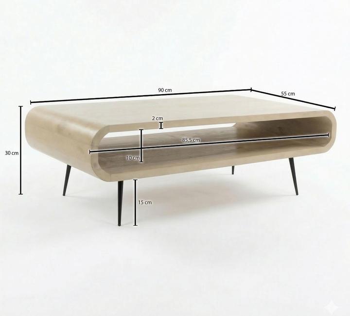 Image du produit Wohnling Mango (90 x 55 x 30 cm)