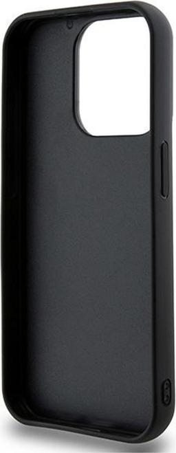 Actual product image DKNY DKHCP15X3DRPWK iPhone 15 Pro Max 6.7" czarny/black hardcase 3D Rubber Repeat Pattern (Apple iPhone 15 Pro Max)