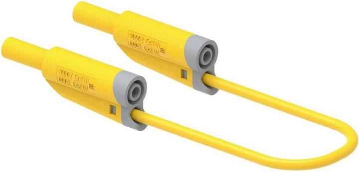 Produktbild Electro PJP 2712-IEC-CD1-100J Messleitung Bananenstecker 100 cm Gelb 1 St.