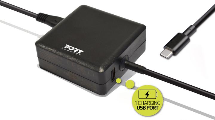 Produktbild Port Designs Stromversorgung 65 W - Typ C - Eu (65 W)