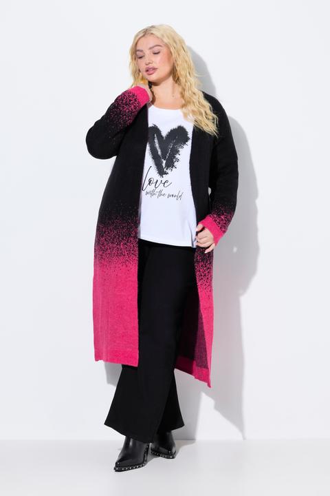Immagine prodotto Ulla Popken cardigan lungo, sfumature di colore, taglio aperto, manica lunga (42, 44)