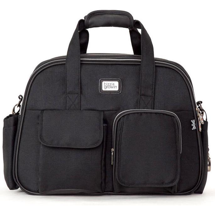 Bizzi Growin POD Baby Travel Crib Changing Bag - Chelsea Black