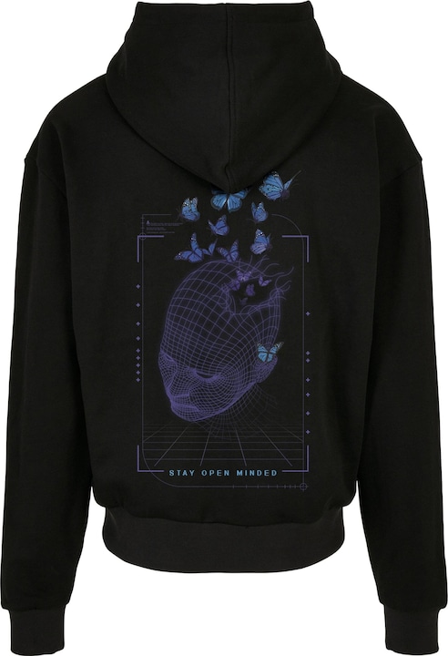 Image du produit Mister Tee Grid Head Butterfly Oversize Zip Hoody - 131379 (5XL)