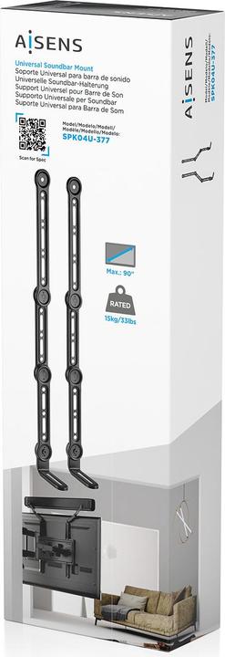 Produktbild Aisens SPK04U-377 (Höhenverstellbar)