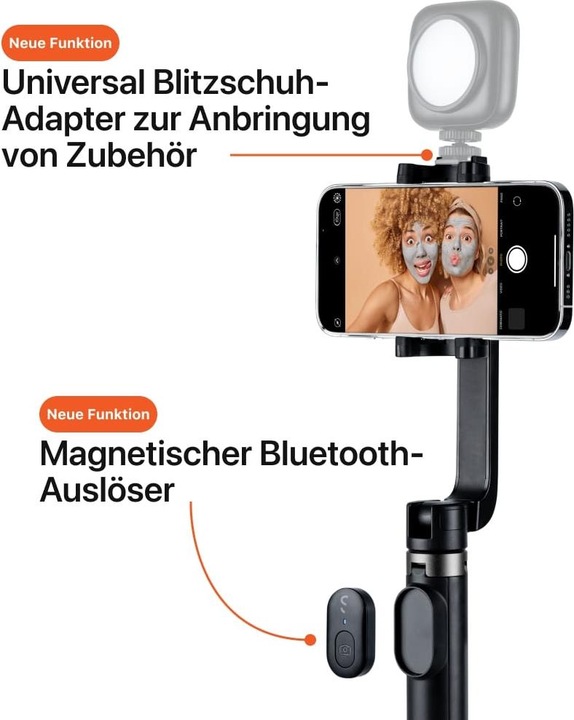 Produktbild ShiftCam Smartphone-Stativ TravelPod Selfie