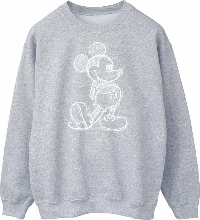 Actual product image Disney Mens Mickey Mouse Sketch Kick Sweatshirt (3XL)