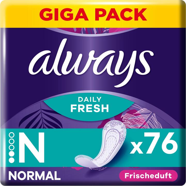 Produktbild Always Daily Fresh Normal (76 x, Slipeinlagen)
