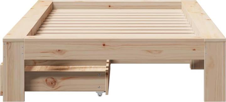 Produktbild vidaXL Bett ohne Matratze (75 x 190 cm)