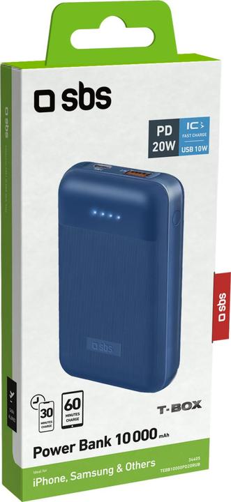 Actual product image SBS Power Delivery 20W, 10,000 mAh (10000 mAh, 20 W, 37 Wh)
