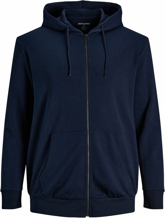 Jack & Jones Durchgehender Reissverschluss Plus Size Hoodie (XXL)